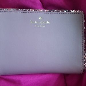 PINK KATE SPADE WALLET **GLITTER COLLECTION**
